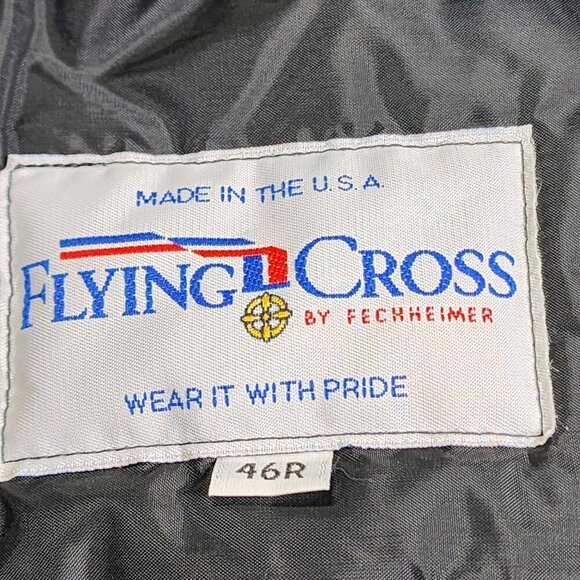Flying Cross Vintage Police Jacket With Faux Fur Collar, Men's 46R - Picture 4 of 14